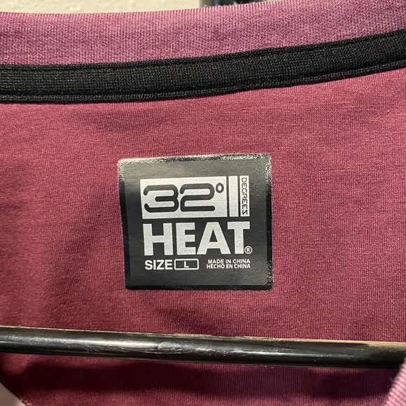 32° Heat Purple Crewneck Sweatshirt - Size Large - Picture 2 of 4